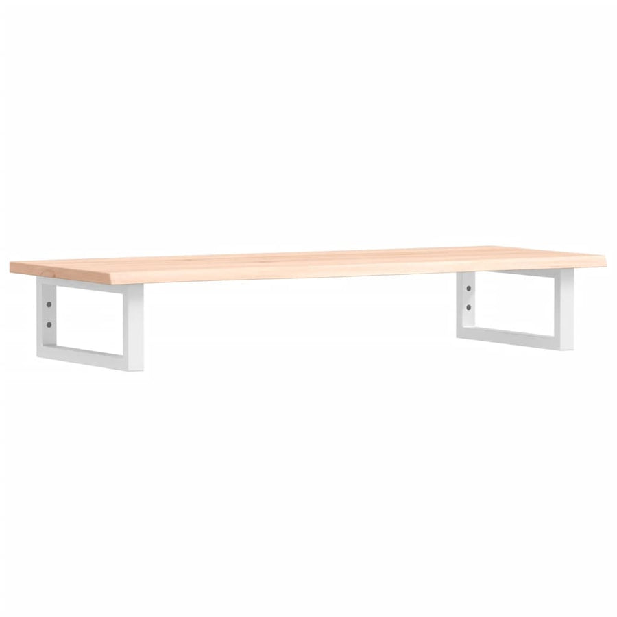 Badkamer wandschap staal en massief eikenhout