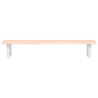 Badkamer wandschap staal en massief eikenhout