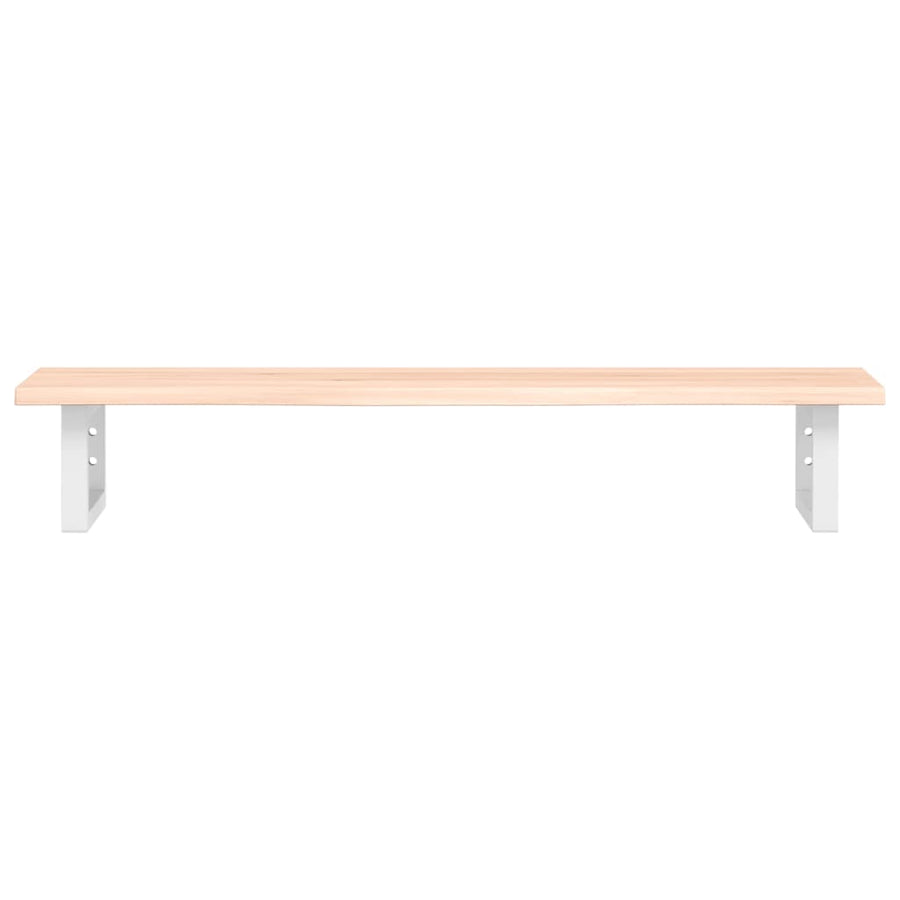 Badkamer wandschap staal en massief eikenhout
