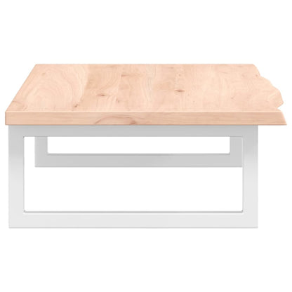 Badkamer wandschap staal en massief eikenhout