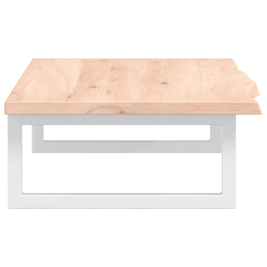 Badkamer wandschap staal en massief eikenhout