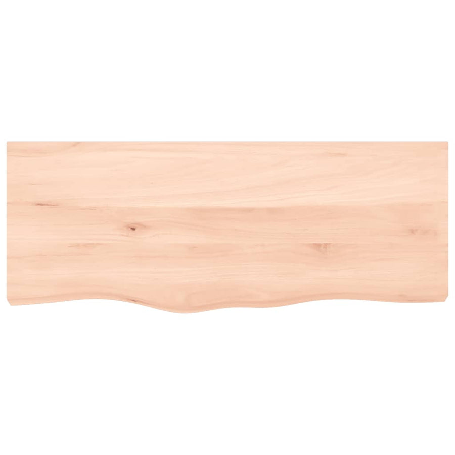 Badkamer wandschap staal en massief eikenhout