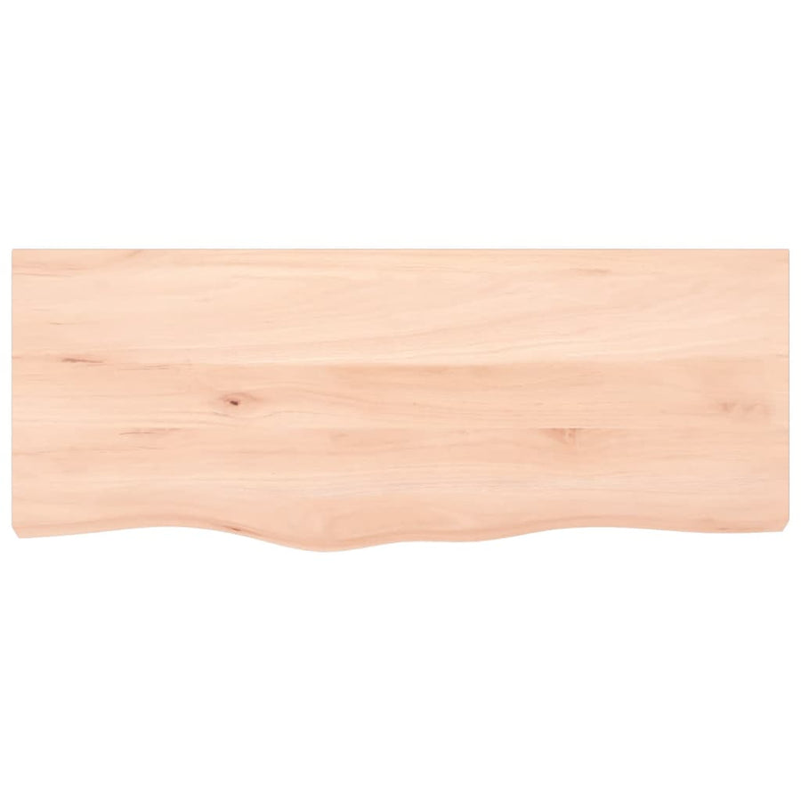 Badkamer wandschap staal en massief eikenhout