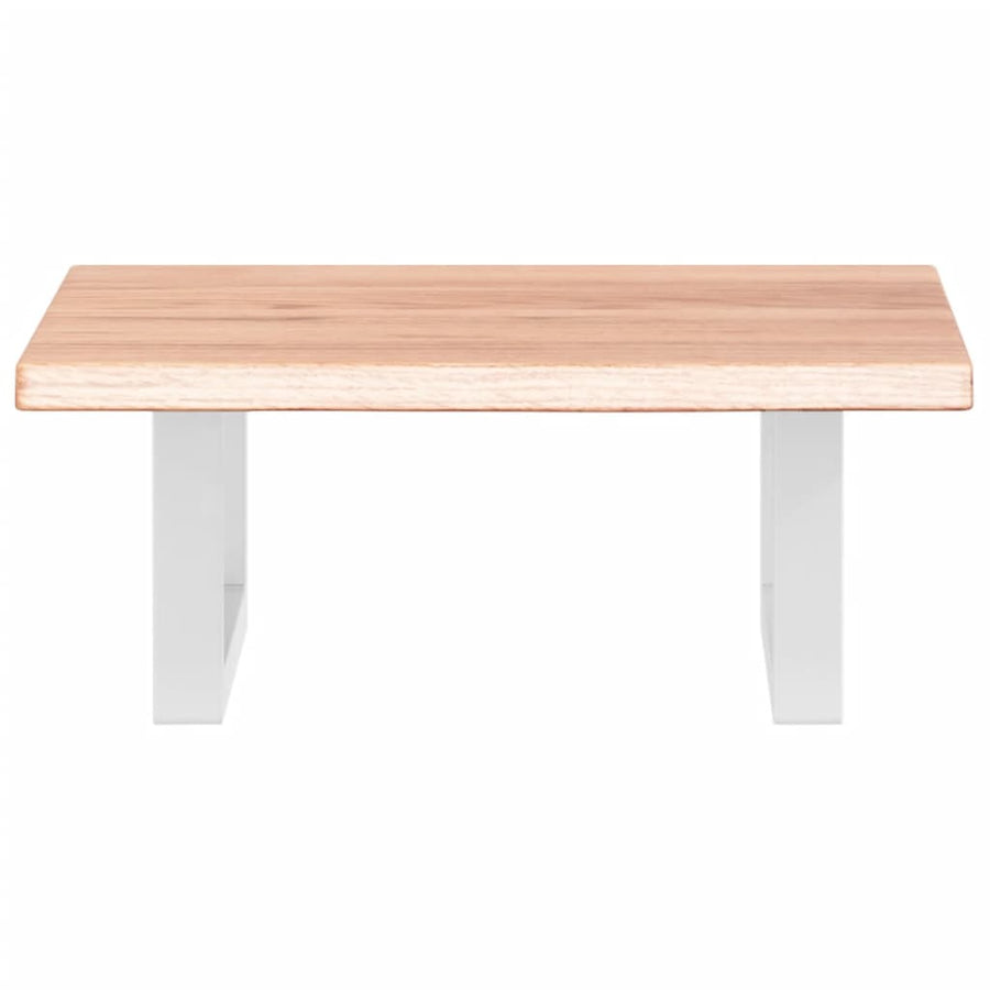 Badkamer wandschap staal en massief eikenhout