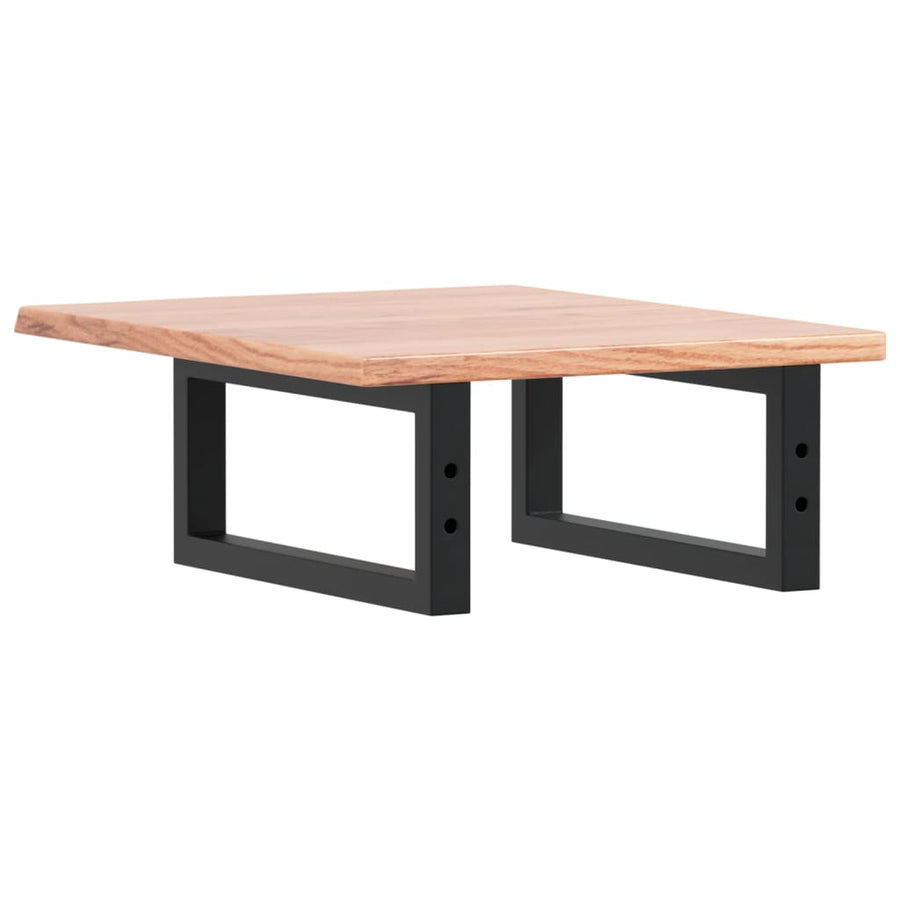 Badkamer wandschap staal en massief eikenhout