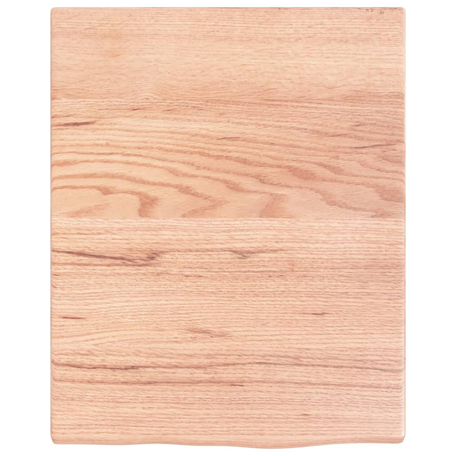 Badkamer wandschap staal en massief eikenhout