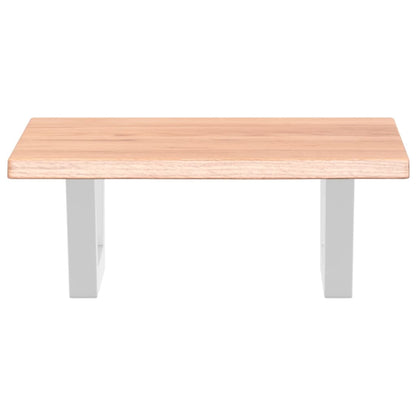 Badkamer wandschap staal en massief eikenhout