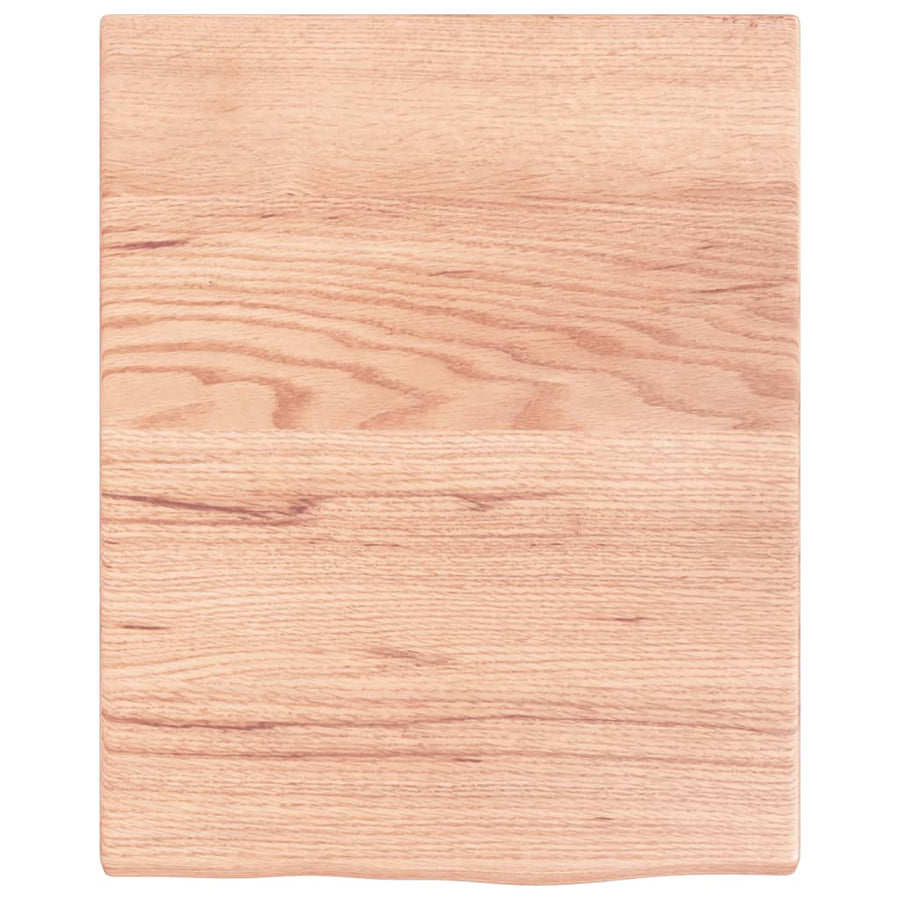 Badkamer wandschap staal en massief eikenhout