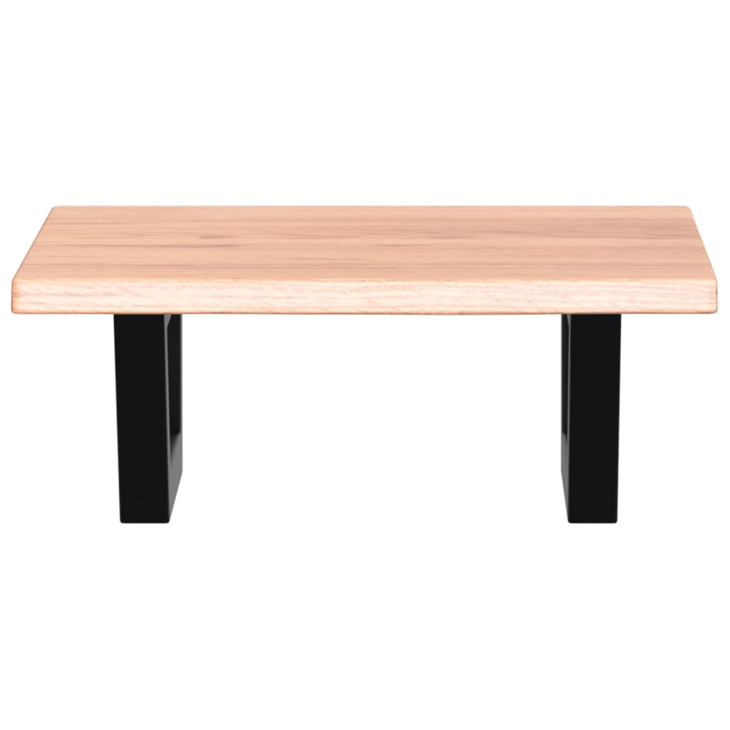 Badkamer wandschap staal en massief eikenhout