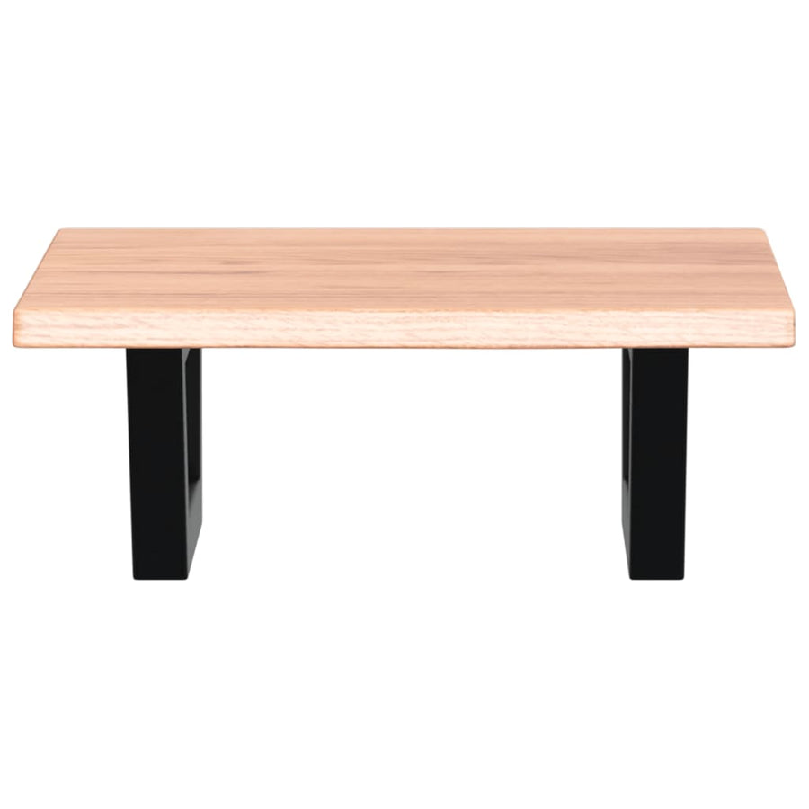Badkamer wandschap staal en massief eikenhout