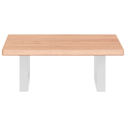 Badkamer wandschap staal en massief eikenhout