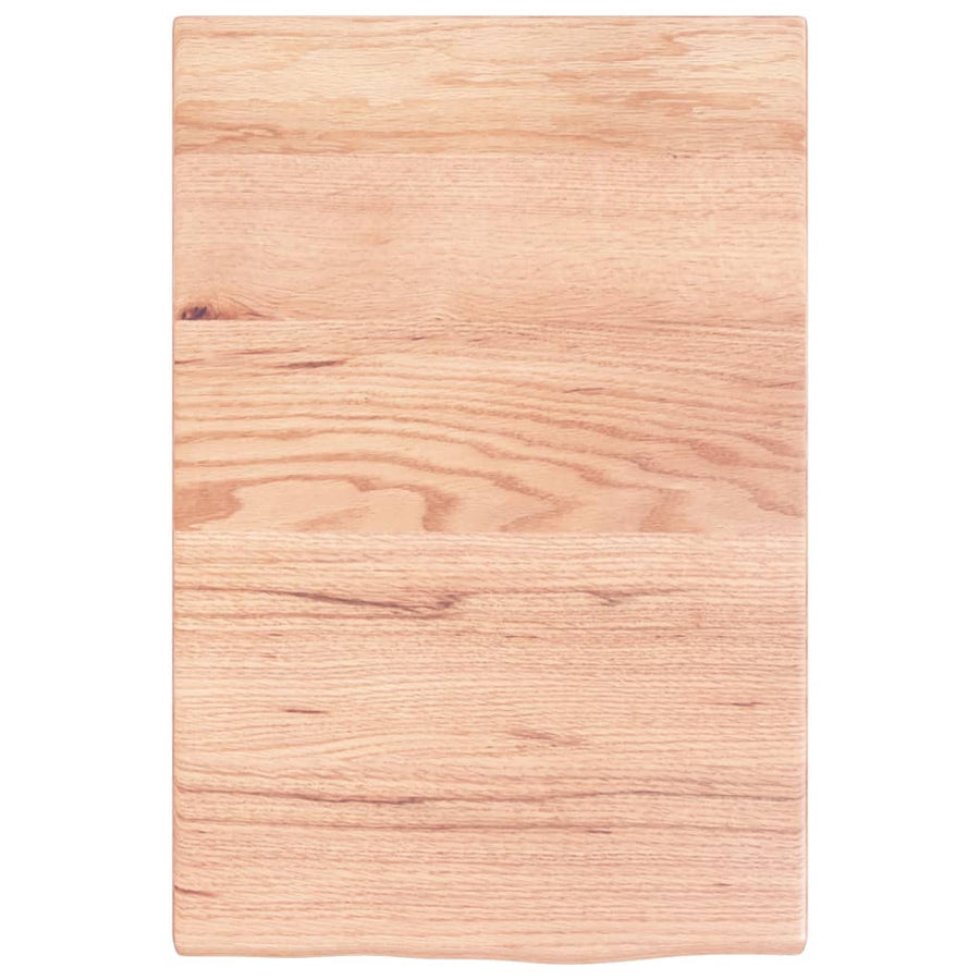 Badkamer wandschap staal en massief eikenhout