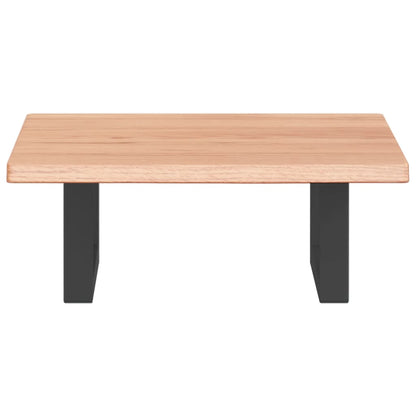 Badkamer wandschap staal en massief eikenhout