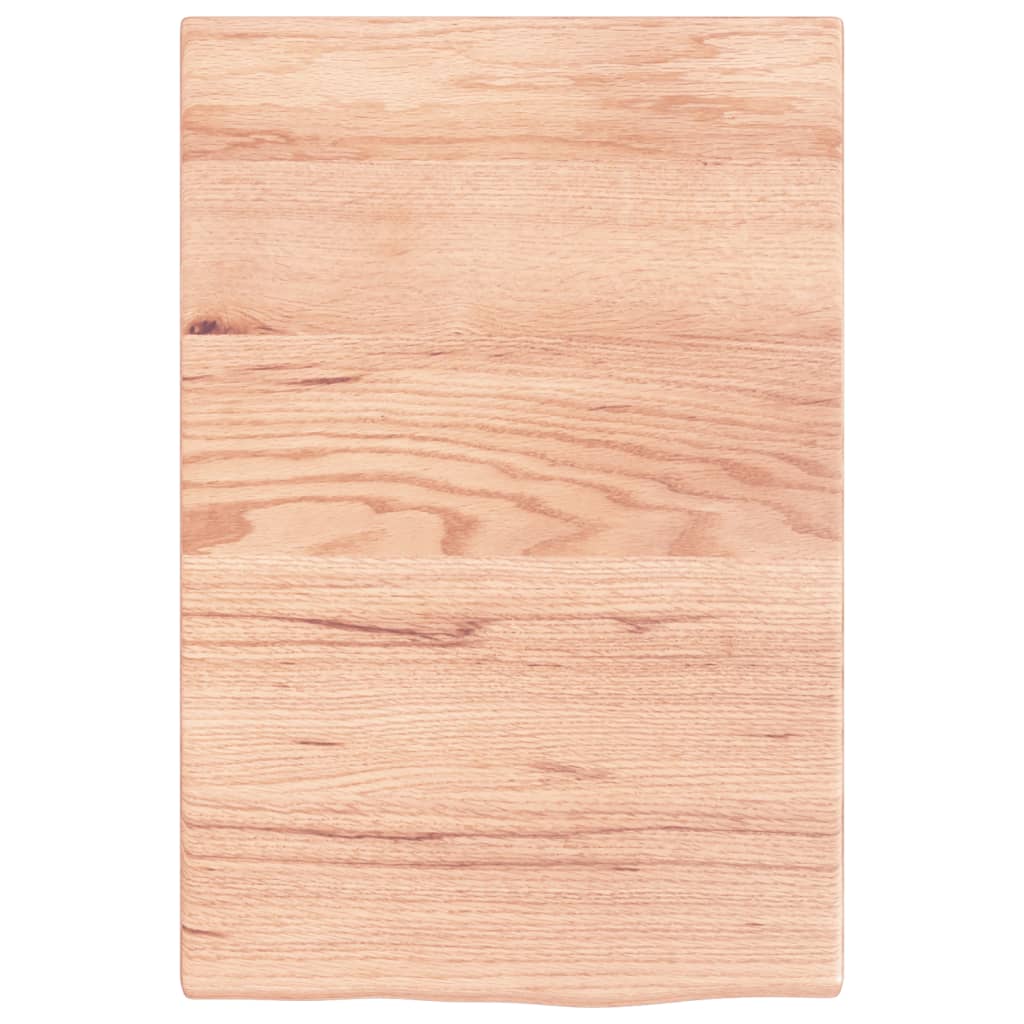 Badkamer wandschap staal en massief eikenhout