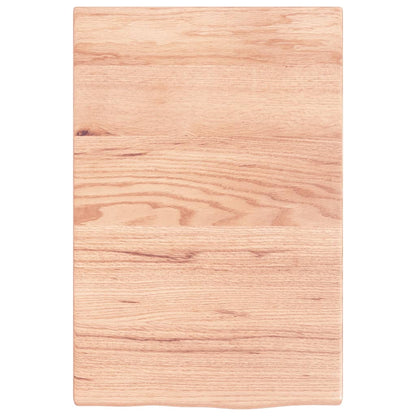 Badkamer wandschap staal en massief eikenhout