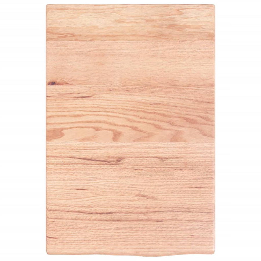 Badkamer wandschap staal en massief eikenhout
