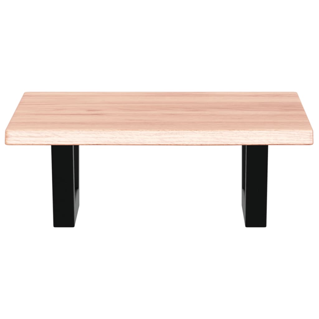 Badkamer wandschap staal en massief eikenhout