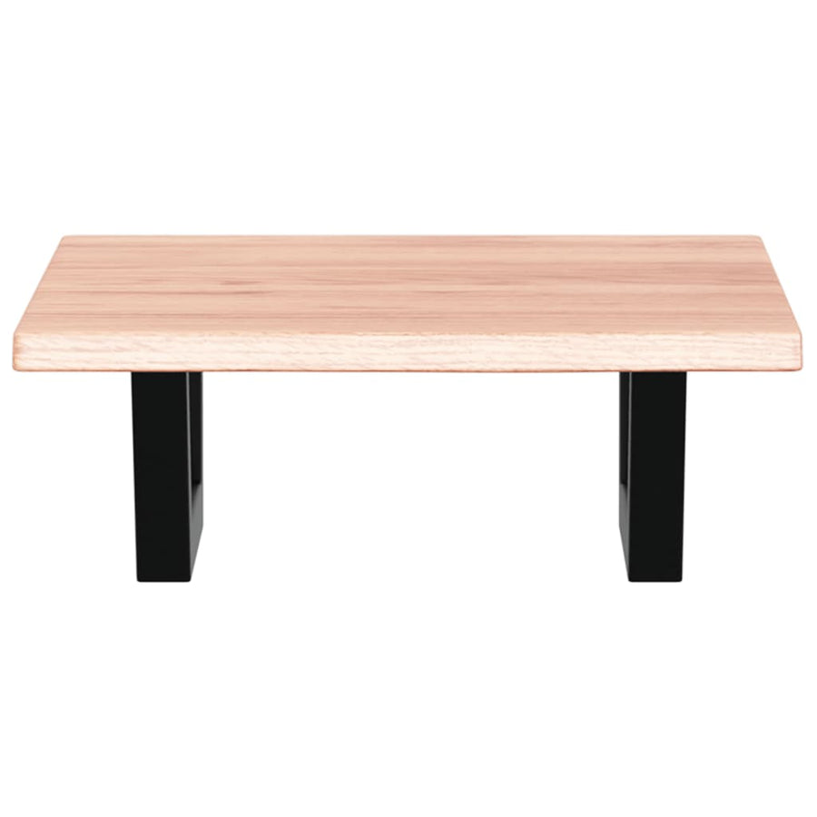 Badkamer wandschap staal en massief eikenhout