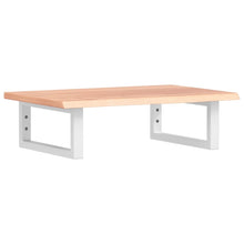 Badkamer wandschap staal en massief eikenhout