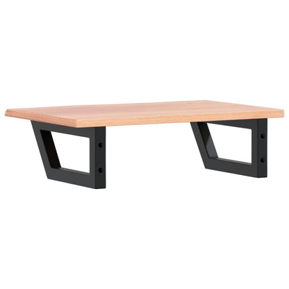 Badkamer wandschap staal en massief eikenhout