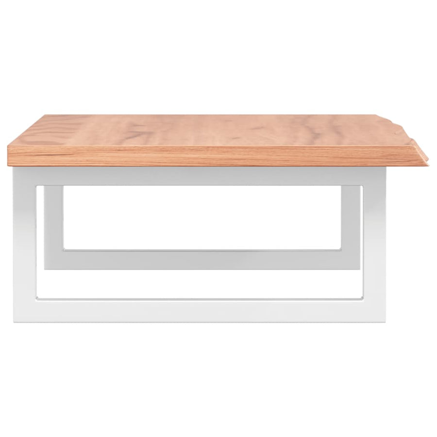 Badkamer wandschap staal en massief eikenhout