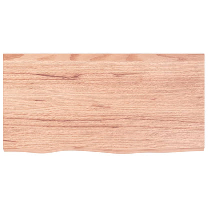 Badkamer wandschap staal en massief eikenhout