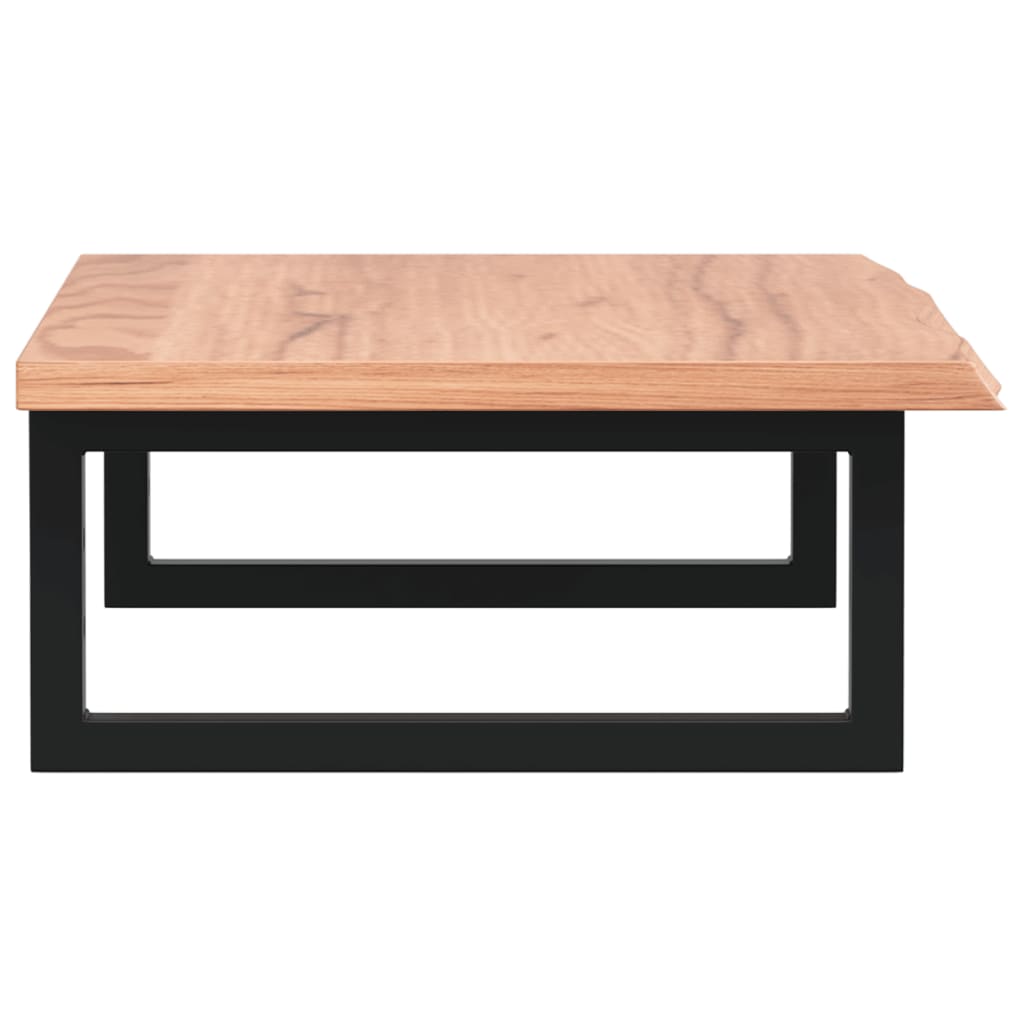 Badkamer wandschap staal en massief eikenhout
