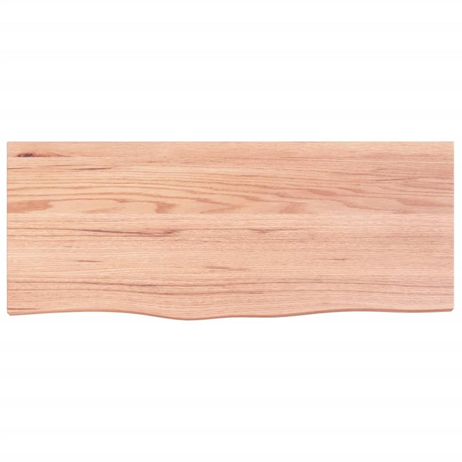 Badkamer wandschap staal en massief eikenhout