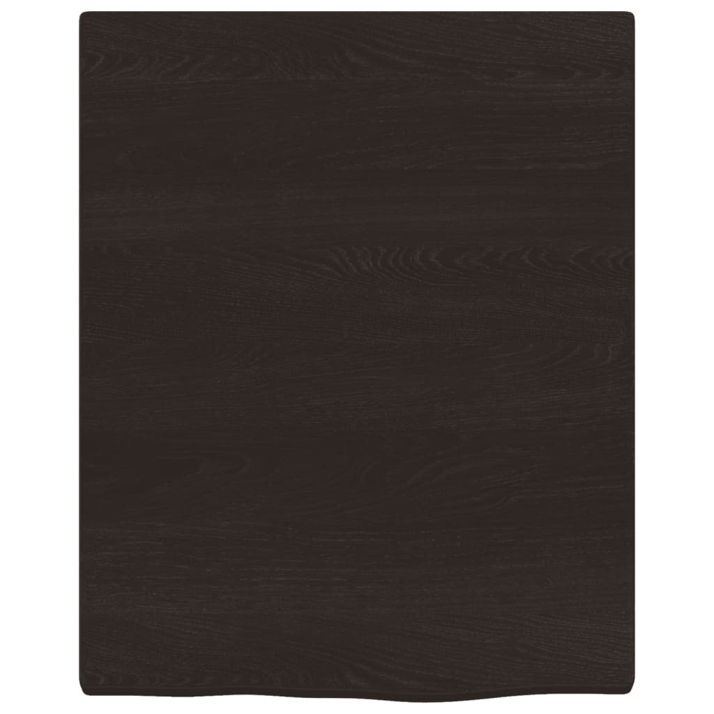 Badkamer wandschap staal en massief eikenhout