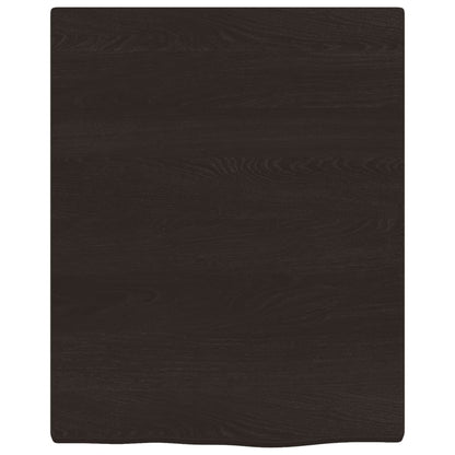 Badkamer wandschap staal en massief eikenhout