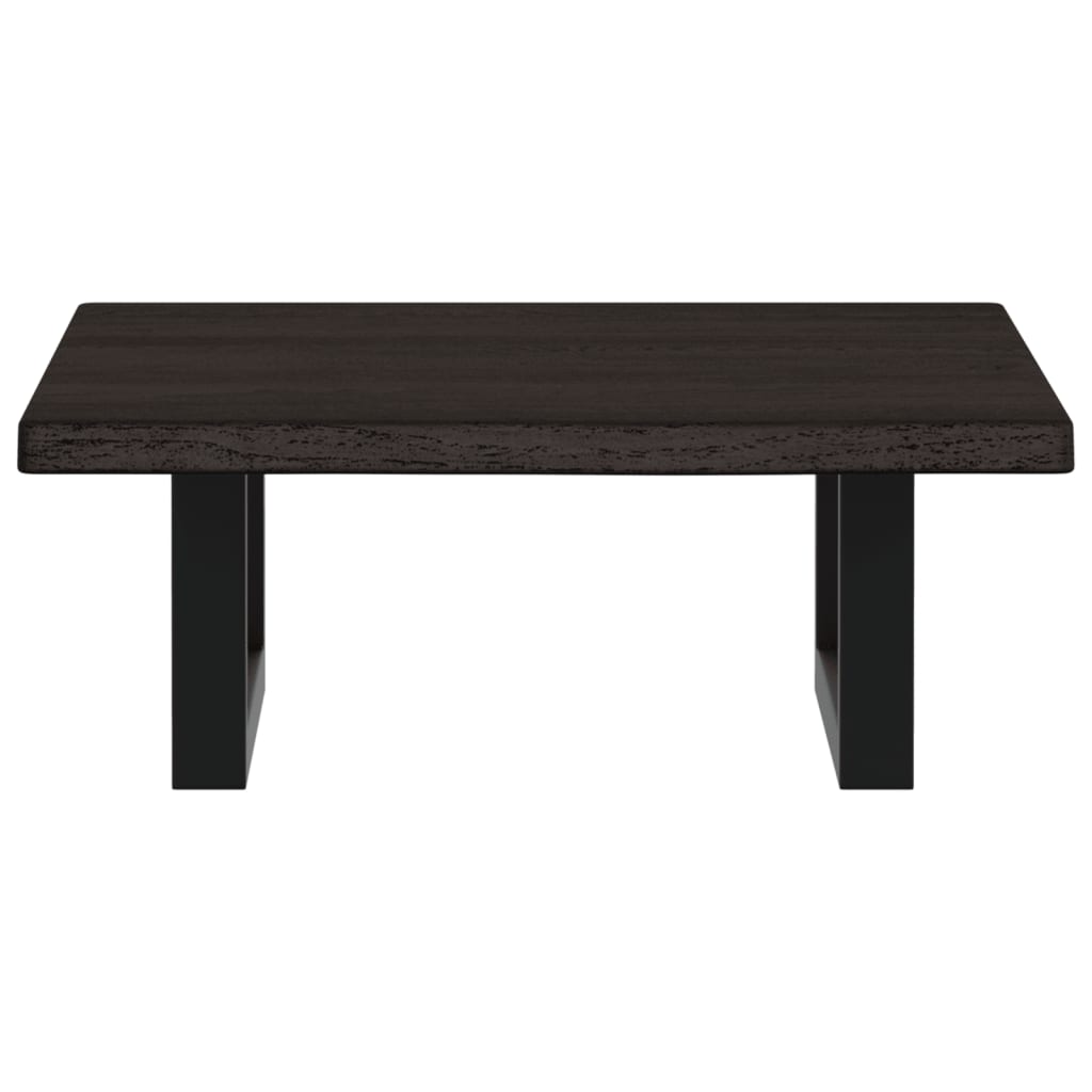 Badkamer wandschap staal en massief eikenhout
