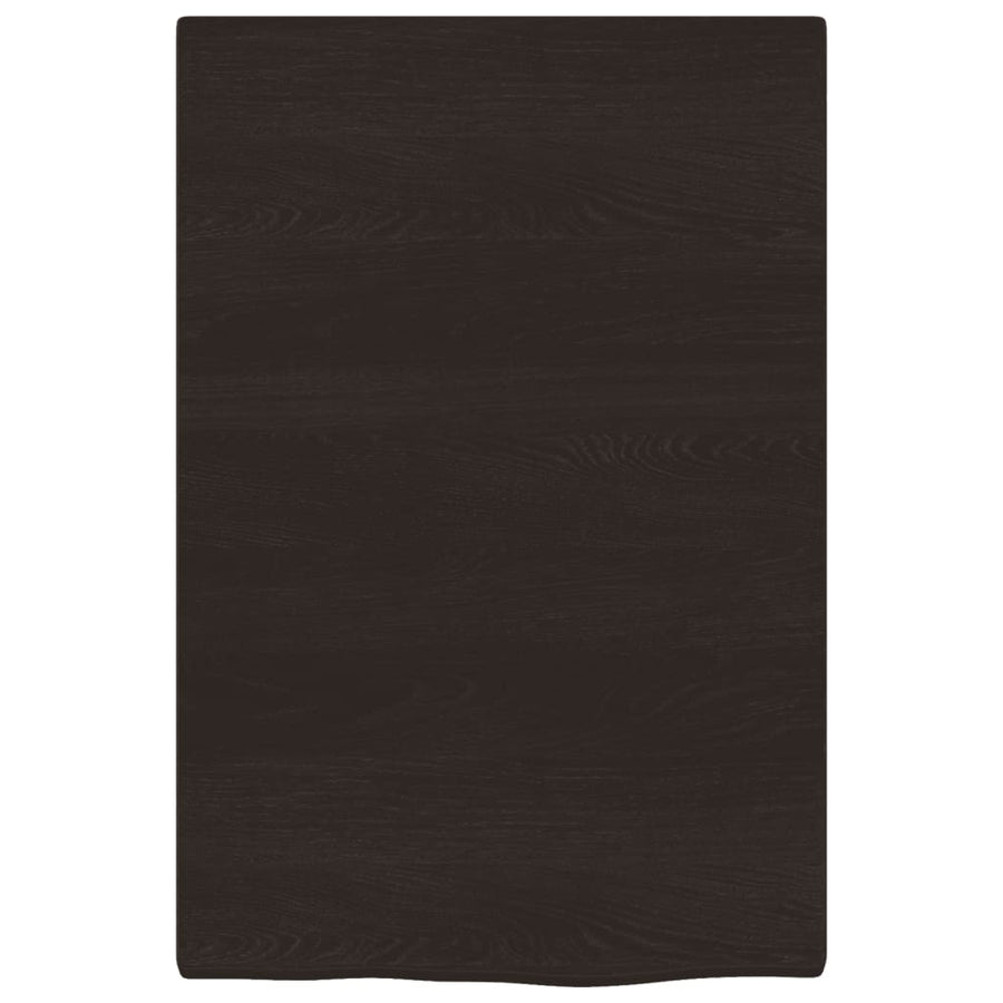 Badkamer wandschap staal en massief eikenhout