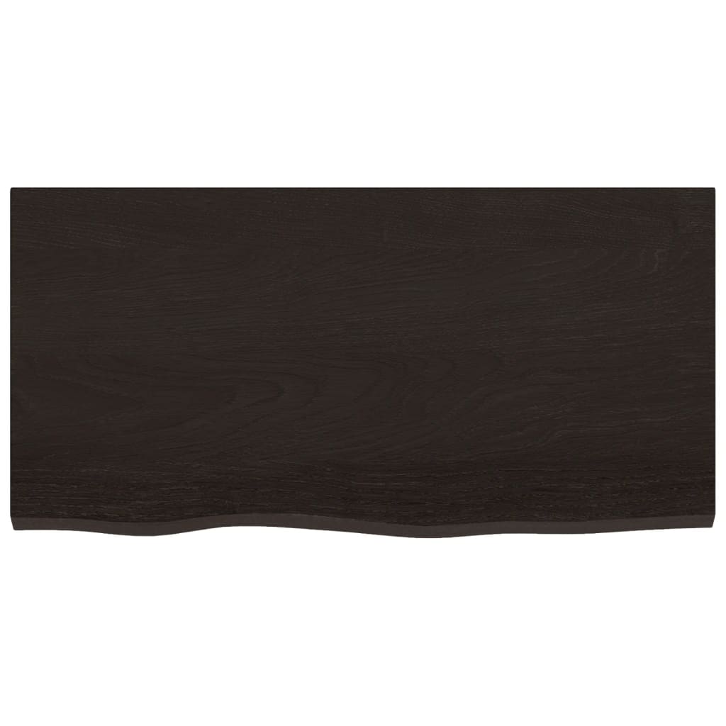 Badkamer wandschap staal en massief eikenhout