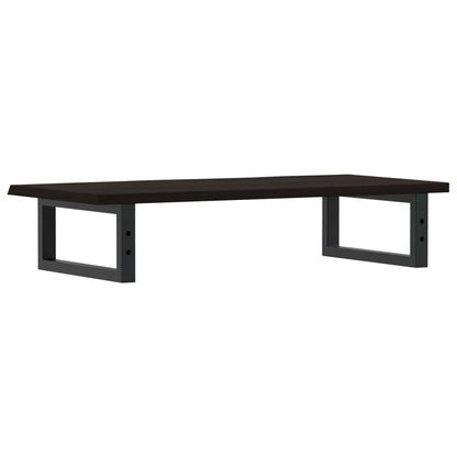 Badkamer wandschap staal en massief eikenhout