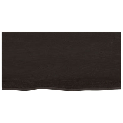 Badkamer wandschap staal en massief eikenhout