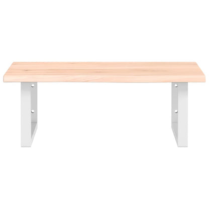 Badkamer Wandschap Staal En Massief Eikenhout 1