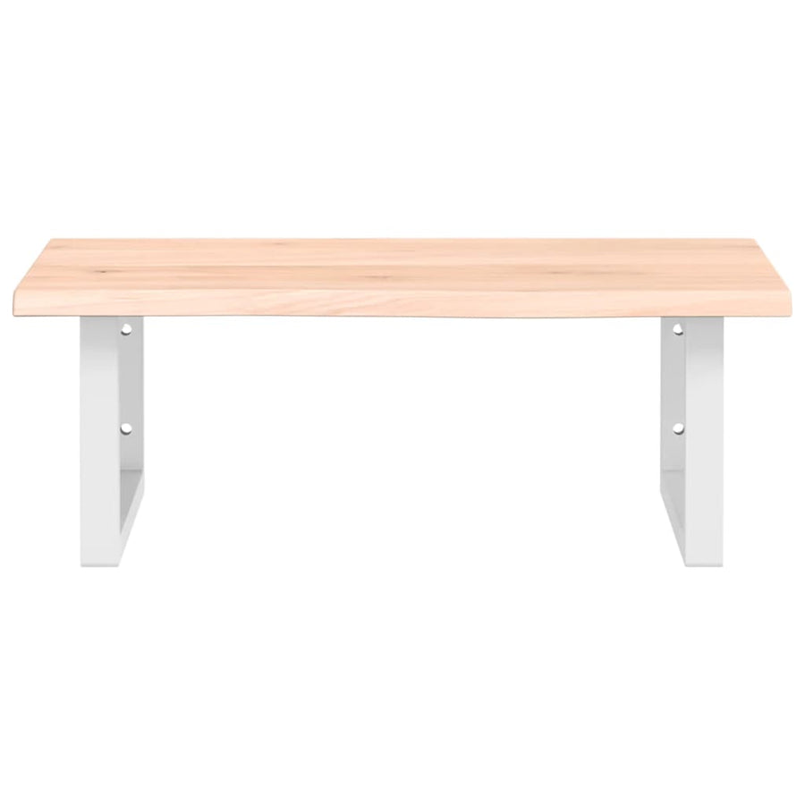 Badkamer Wandschap Staal En Massief Eikenhout 1