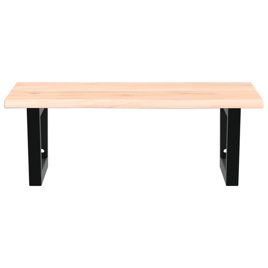 Badkamer wandschap staal en massief eikenhout