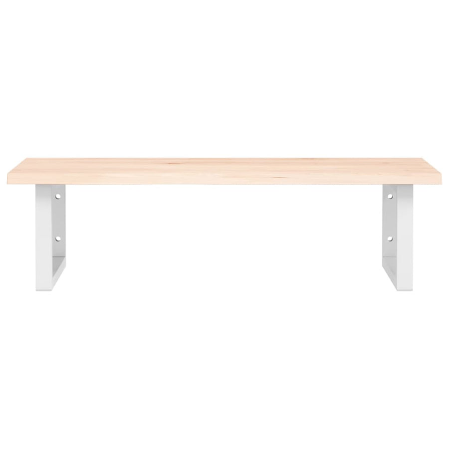 Badkamer Wandschap Staal En Massief Eikenhout 1
