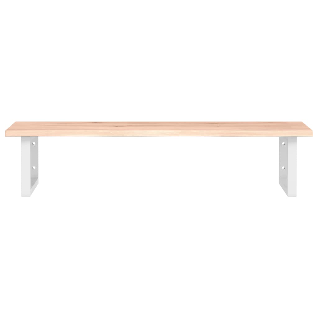 Badkamer Wandschap Staal En Massief Eikenhout 1
