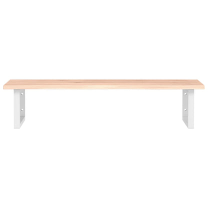 Badkamer Wandschap Staal En Massief Eikenhout 1