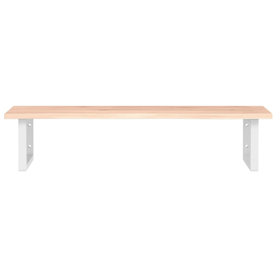 Badkamer Wandschap Staal En Massief Eikenhout 1