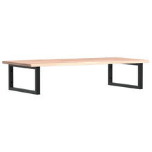 Badkamer wandschap staal en massief eikenhout