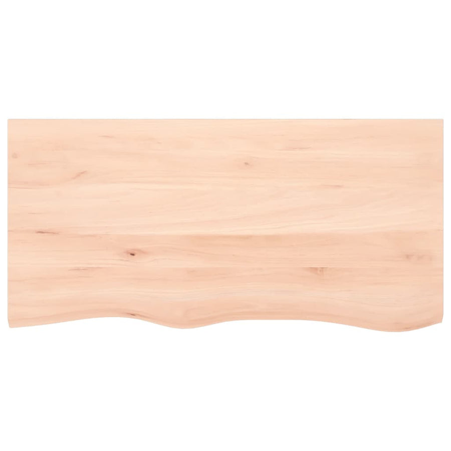 Badkamer wandschap staal en massief eikenhout