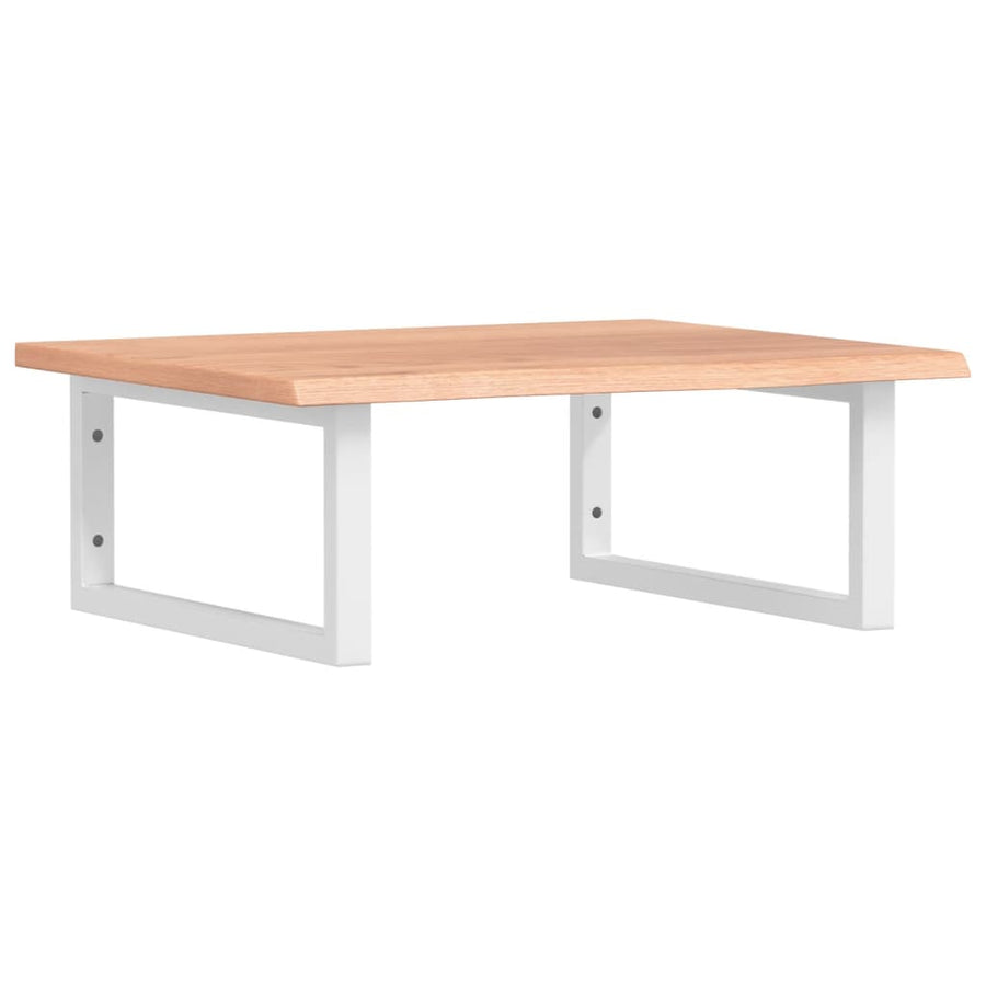 Badkamer Wandschap Staal En Massief Eikenhout 1