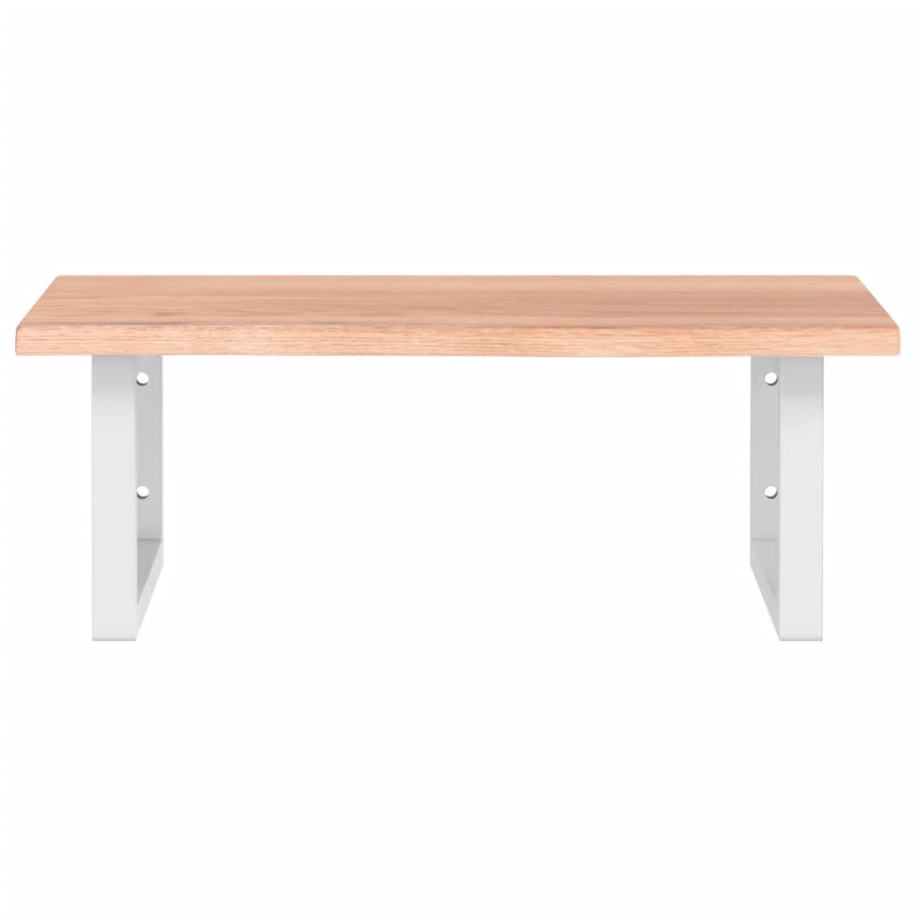 Badkamer Wandschap Staal En Massief Eikenhout 1