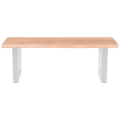 Badkamer wandschap staal en massief eikenhout