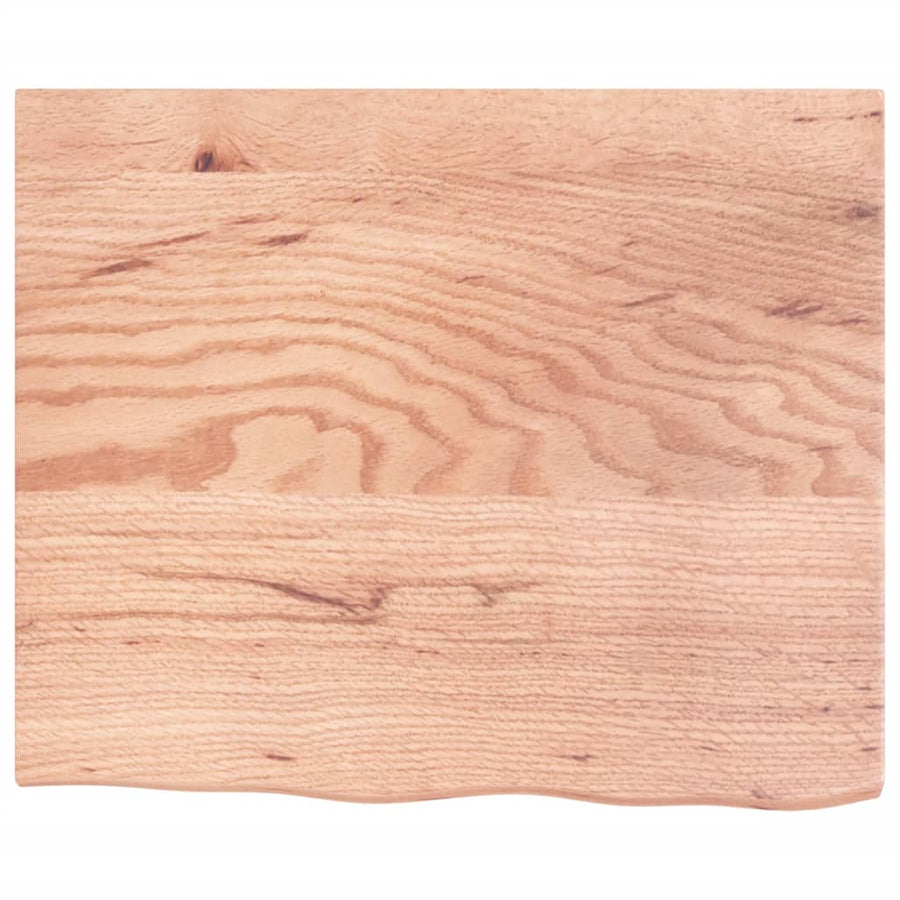 Badkamer wandschap staal en massief eikenhout