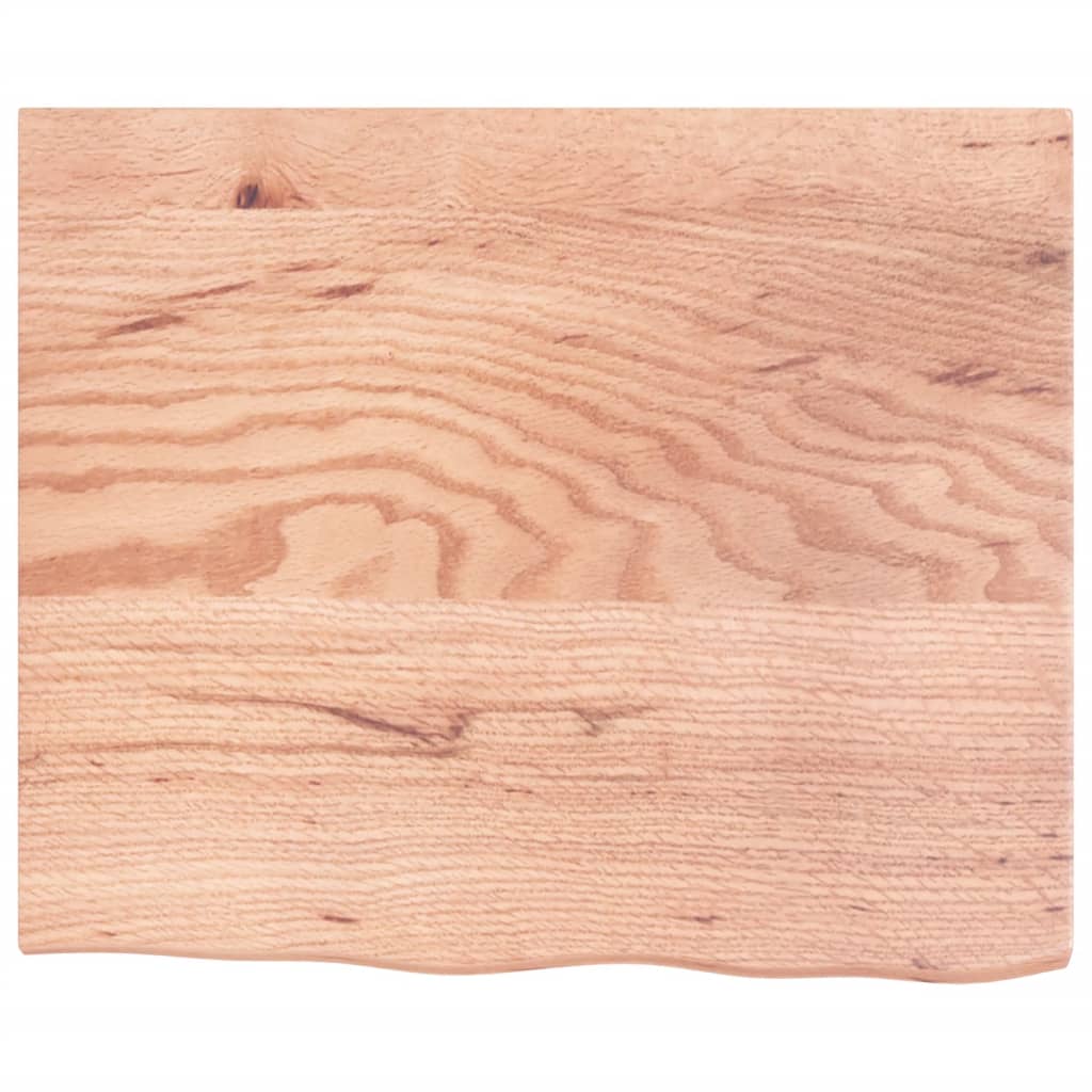 Badkamer wandschap staal en massief eikenhout