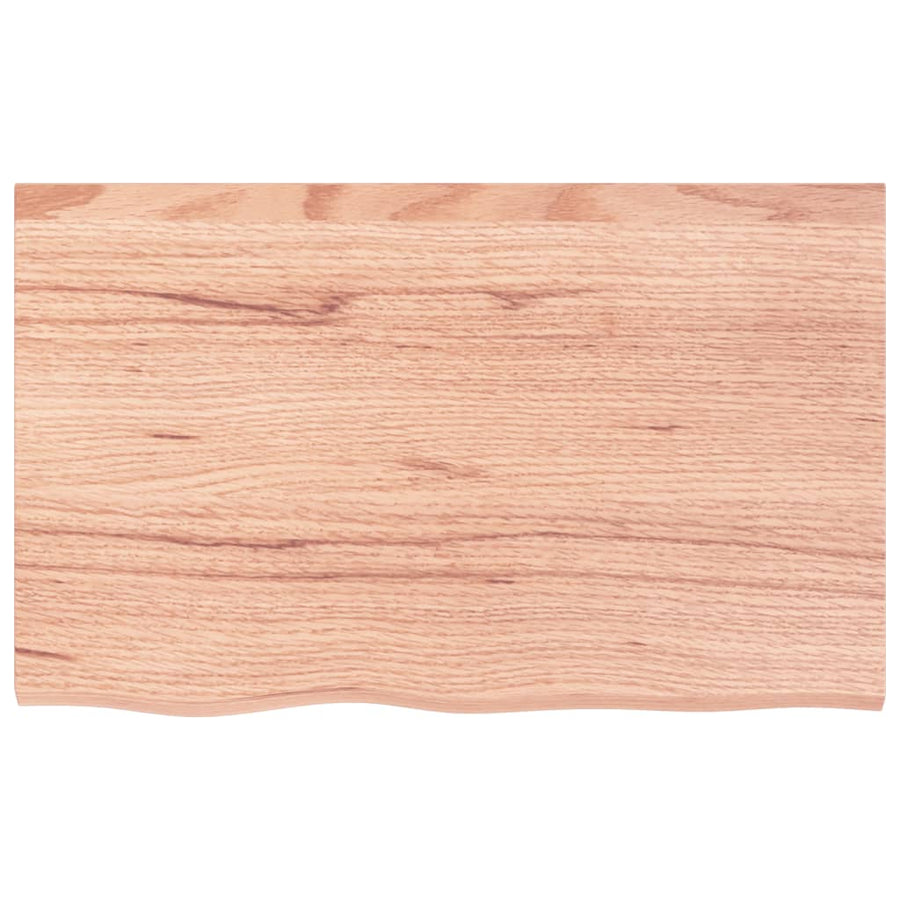 Badkamer wandschap staal en massief eikenhout